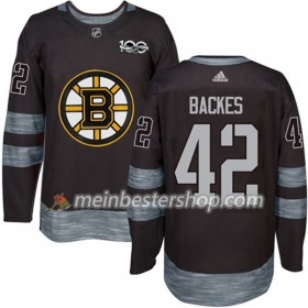 Boston Bruins David Backes 42 1917-2017 100th Anniversary Adidas Schwarz Trikot Authentic - Herren